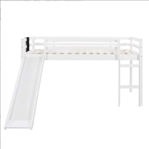 Double Layered Loft Bed With Slide