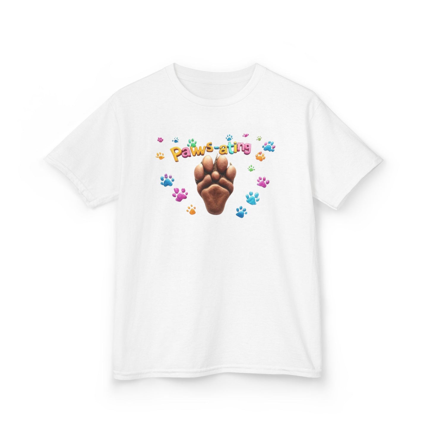 Cute Kids Paw Print Tee, Animal Lover Shirt, Fun Pet Theme T-Shirt, Gifts for Kids, Birthday Party Shirt