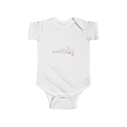 Cute Baby Bodysuit - 'paws-ating' Playful Infant Outfit, Baby Shower Gift, Newborn Onesie, Pet Lover Apparel
