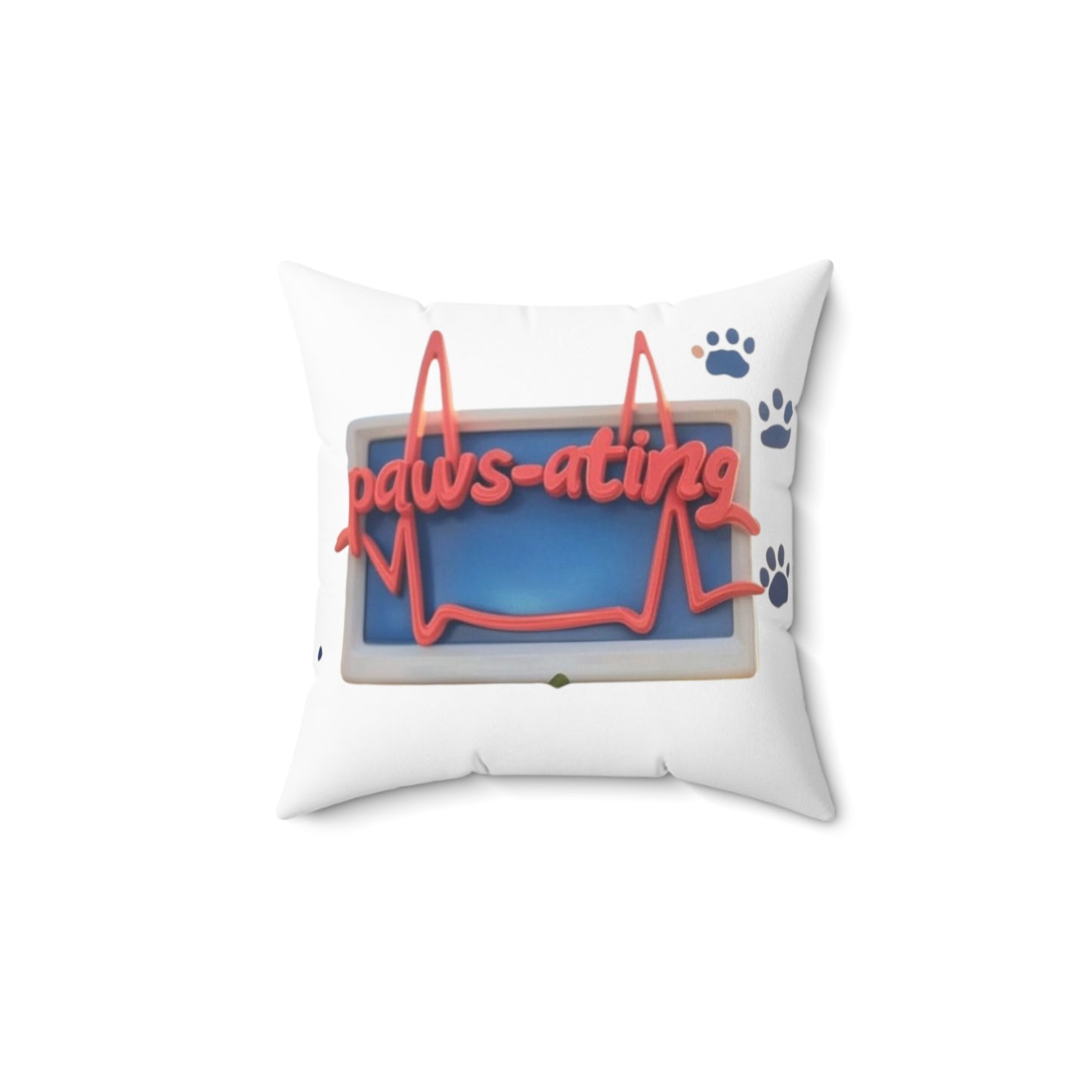 Paw-some Pet Lover Pillow, Cozy Home Decor for Dog Owners, Cute Animal Gift, Cat Lover Cushion, Fun Pet-Themed Accent Pillow