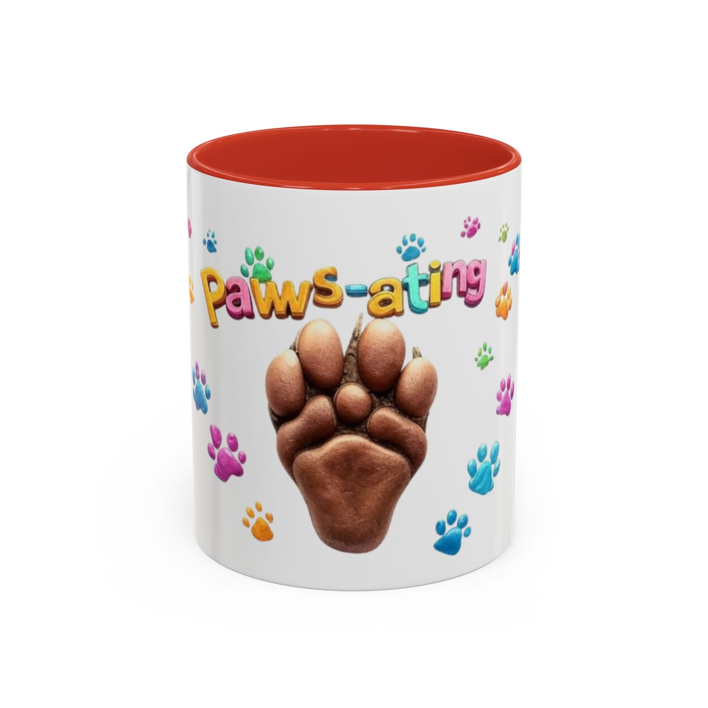 Paw-Some Coffee Mug, Perfect for Pet Lovers, Gift for Dog Owners, Colorful Paw Print Design, Cute Animal Lover Mug, Housewarming Gift