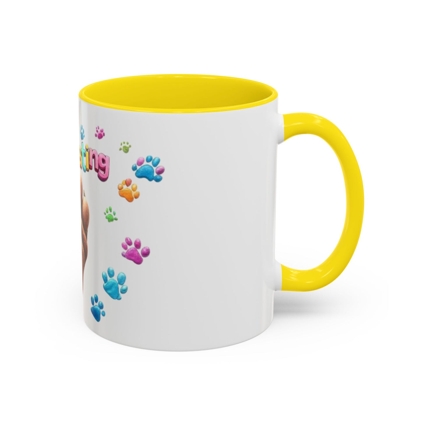 Paw-Some Coffee Mug, Perfect for Pet Lovers, Gift for Dog Owners, Colorful Paw Print Design, Cute Animal Lover Mug, Housewarming Gift