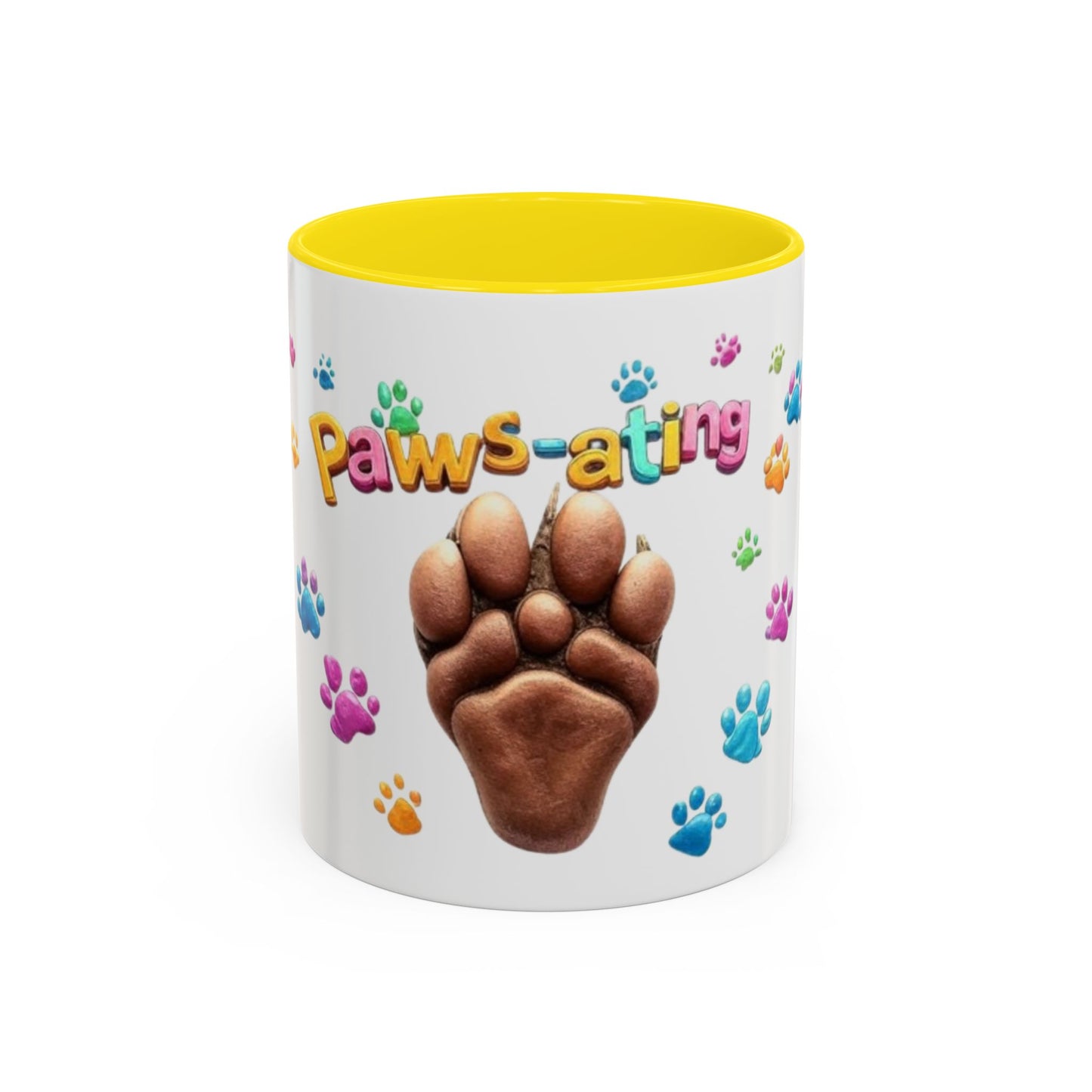 Paw-Some Coffee Mug, Perfect for Pet Lovers, Gift for Dog Owners, Colorful Paw Print Design, Cute Animal Lover Mug, Housewarming Gift