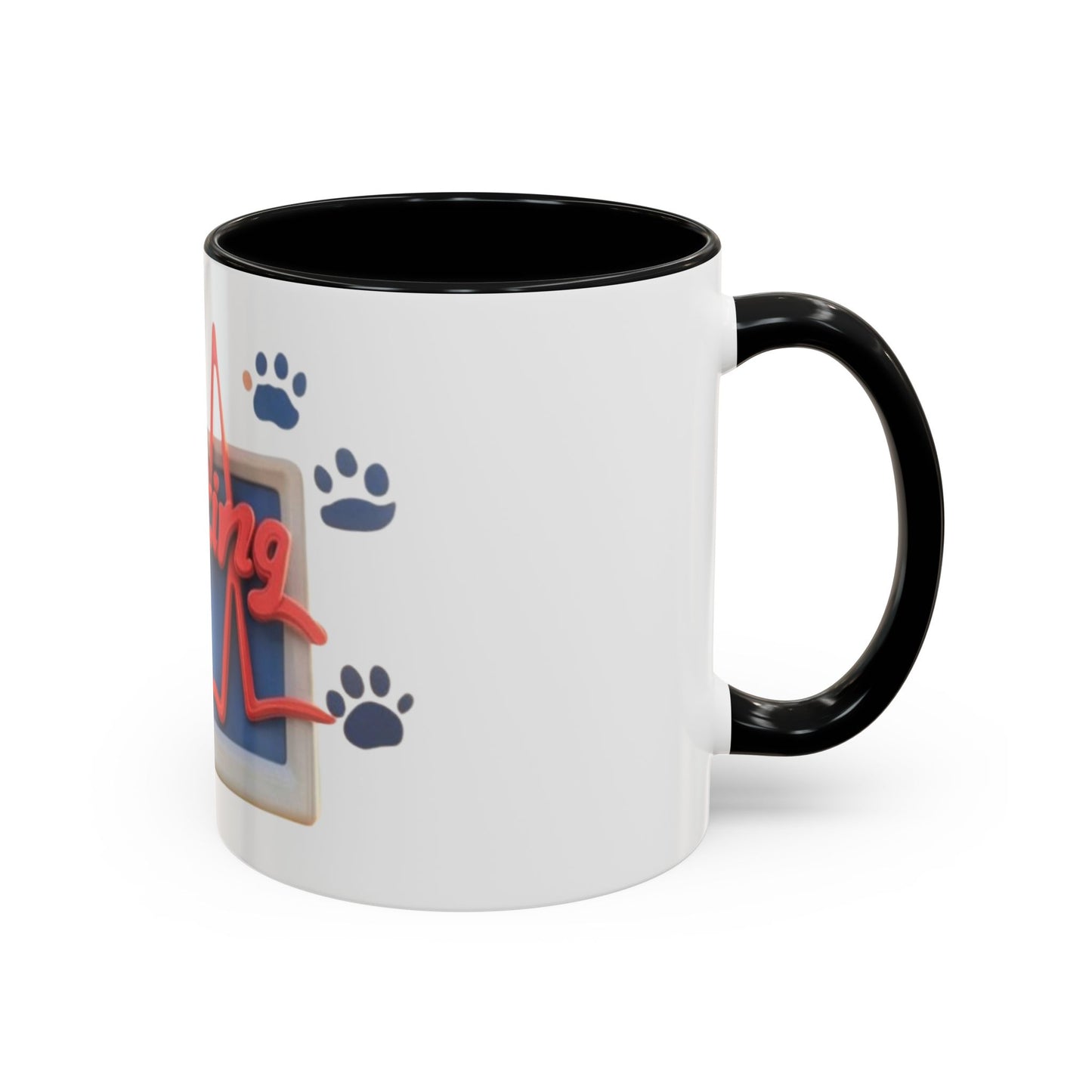Heartfelt Paws Coffee Mug - Perfect Gift for Pet Lovers, Dog Owners, Animal