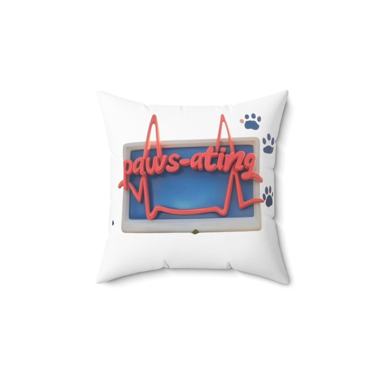 Paw-some Pet Lover Pillow, Cozy Home Decor for Dog Owners, Cute Animal Gift, Cat Lover Cushion, Fun Pet-Themed Accent Pillow