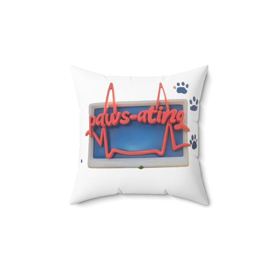 Paw-some Pet Lover Pillow, Cozy Home Decor for Dog Owners, Cute Animal Gift, Cat Lover Cushion, Fun Pet-Themed Accent Pillow