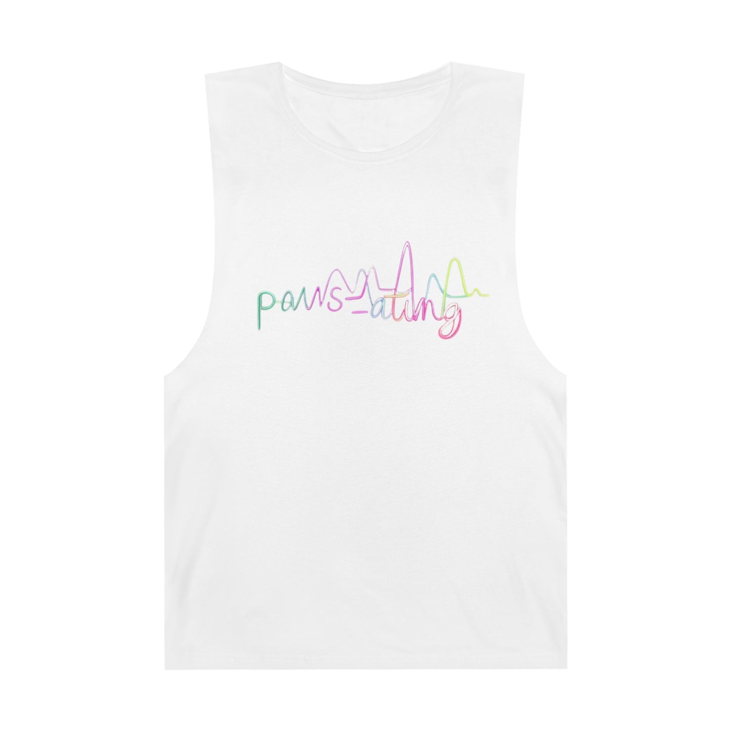 Colorful Pawsating Vibes Unisex Tank, Pet Lover Shirt, Summer Apparel, Gift for