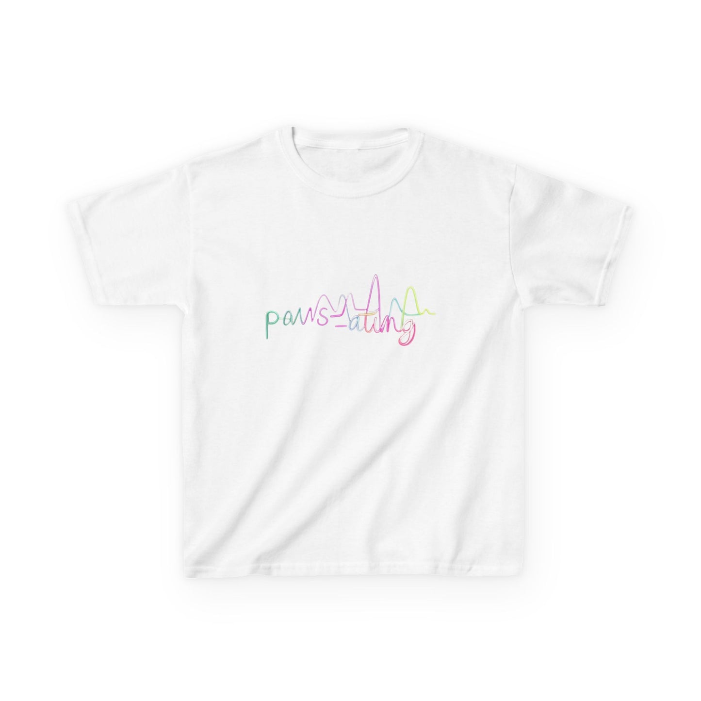 Kids' Paws-ating Tee - Fun Animal Vibe, Paw Lovers Gift, Cute Kids Shirt, Pet Lovers Apparel, Birthday Gift for Kids