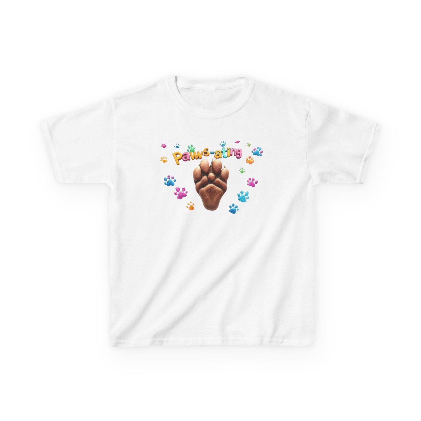 Cute Kids Paw Print Tee, Animal Lover Shirt, Fun Pet Theme T-Shirt, Gifts for Kids, Birthday Party Shirt