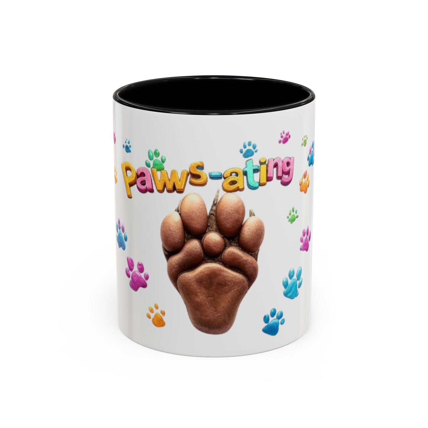 Paw-Some Coffee Mug, Perfect for Pet Lovers, Gift for Dog Owners, Colorful Paw Print Design, Cute Animal Lover Mug, Housewarming Gift