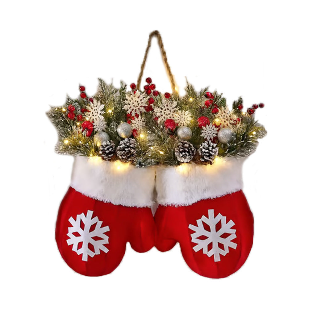 Christmas Crutch Candy Lollipop Gloves Ornaments
